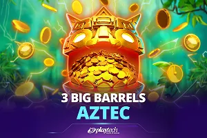 Playtech : 3 Big Barrels Aztec - BEERSLOT365