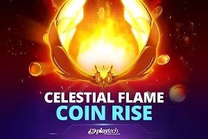 Playtech : Celestial Flame Coin Rise - BEERSLOT365